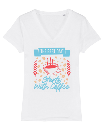 The Best Day Starts With Coffee White