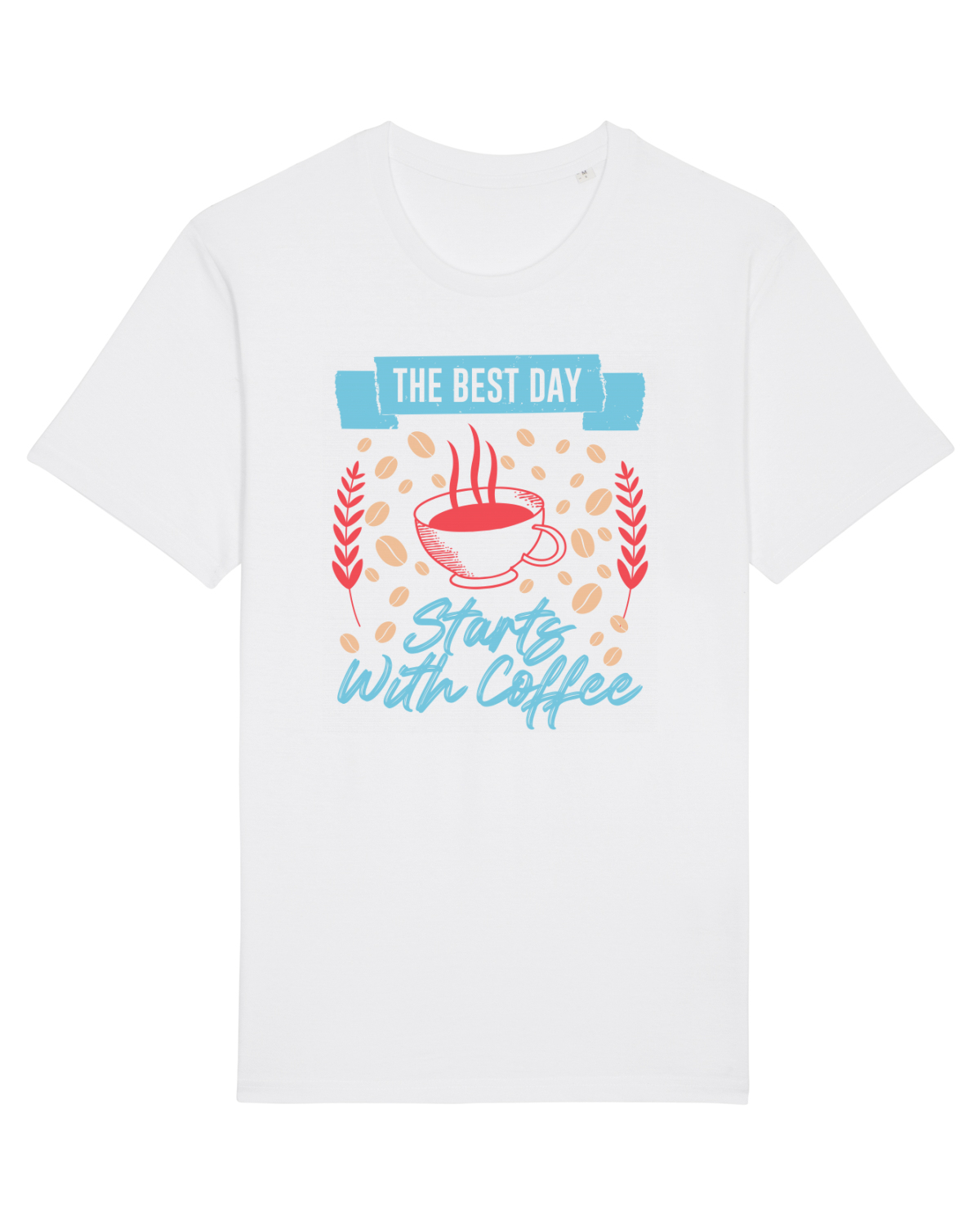 Tricou mânecă scurtă Unisex Rocker White