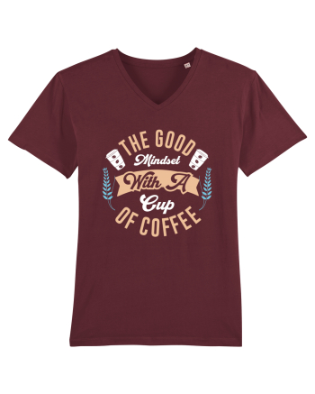 The Good Mindset With A Cup Of Coffee Burgundy