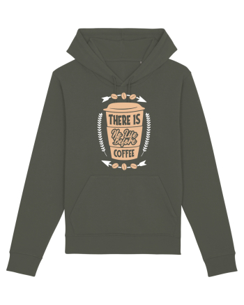 There Is No Life Before Coffee Khaki