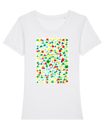 Copilarie Tricou mânecă scurtă guler larg fitted Damă Expresser