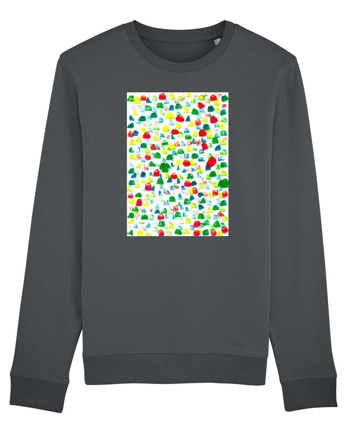 Bluză mânecă lungă Unisex Rise Anthracite