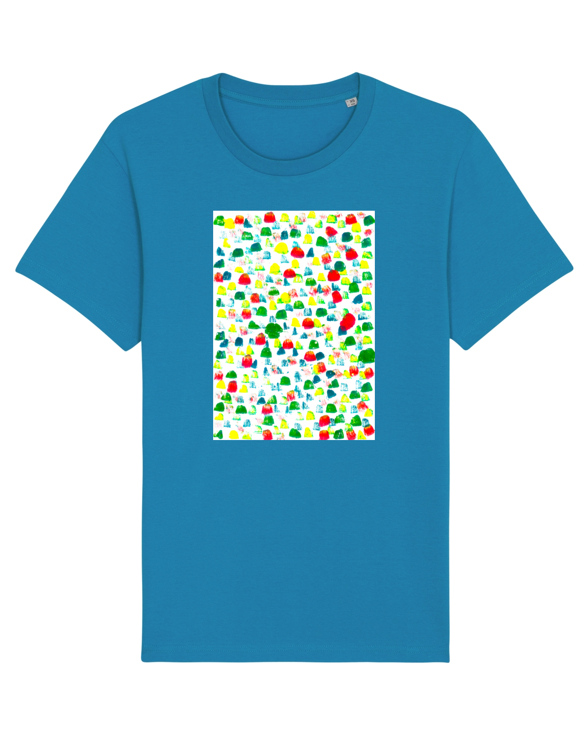 Tricou mânecă scurtă Unisex Rocker Azur