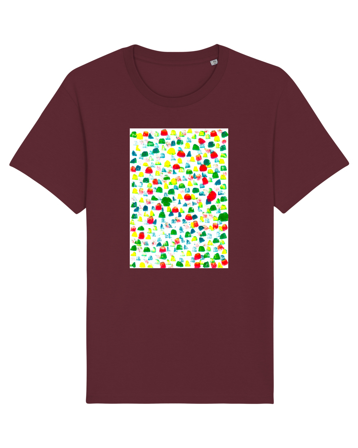 Tricou mânecă scurtă Unisex Rocker Burgundy
