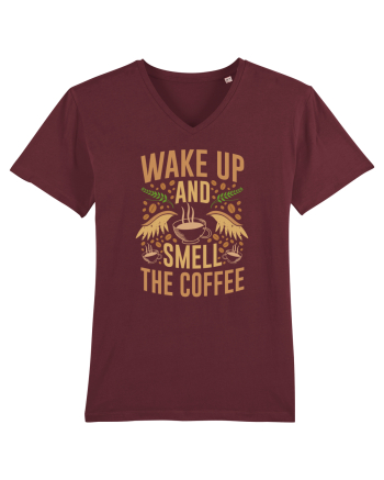 Wake Up And Smell The Coffee Burgundy