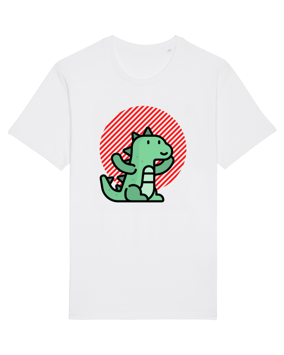 Tricou mânecă scurtă Unisex Rocker White