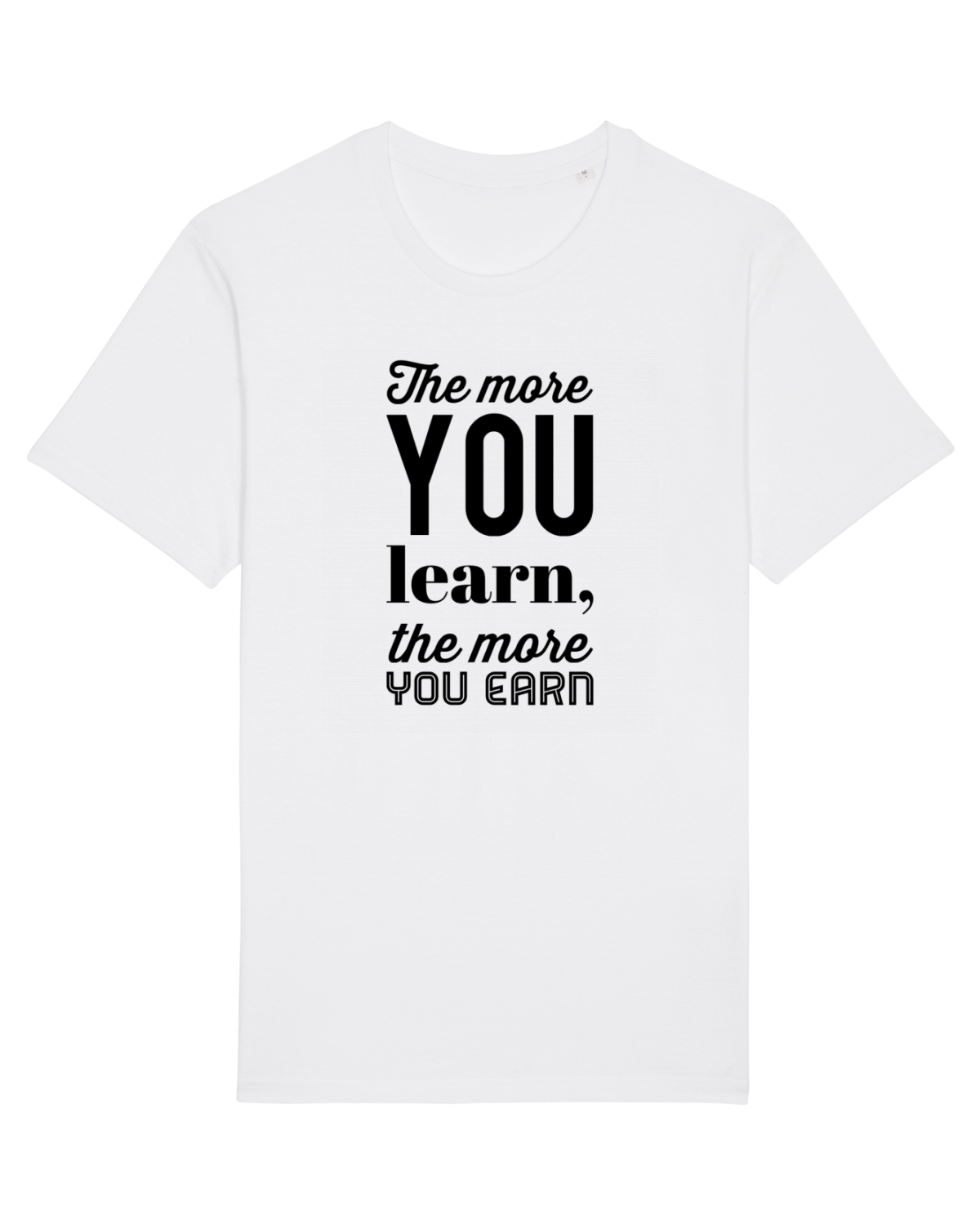 Tricou mânecă scurtă Unisex Rocker White