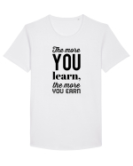 Inspiro #21 Tricou mânecă scurtă guler larg Bărbat Skater
