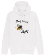 Bee happy Hanorac cu fermoar Unisex Connector