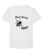 Bee happy Tricou mânecă scurtă guler larg Bărbat Skater