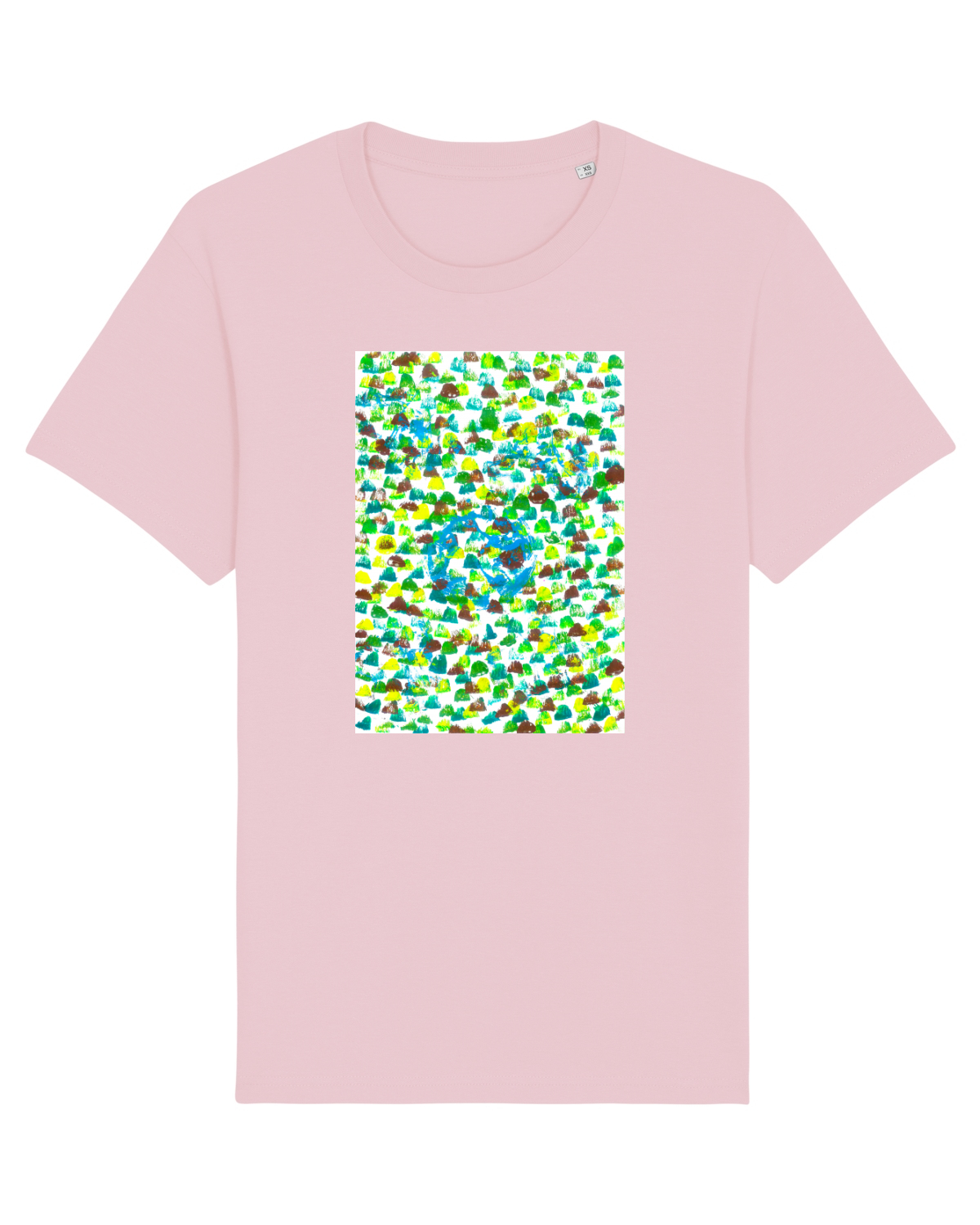 Tricou mânecă scurtă Unisex Rocker Cotton Pink