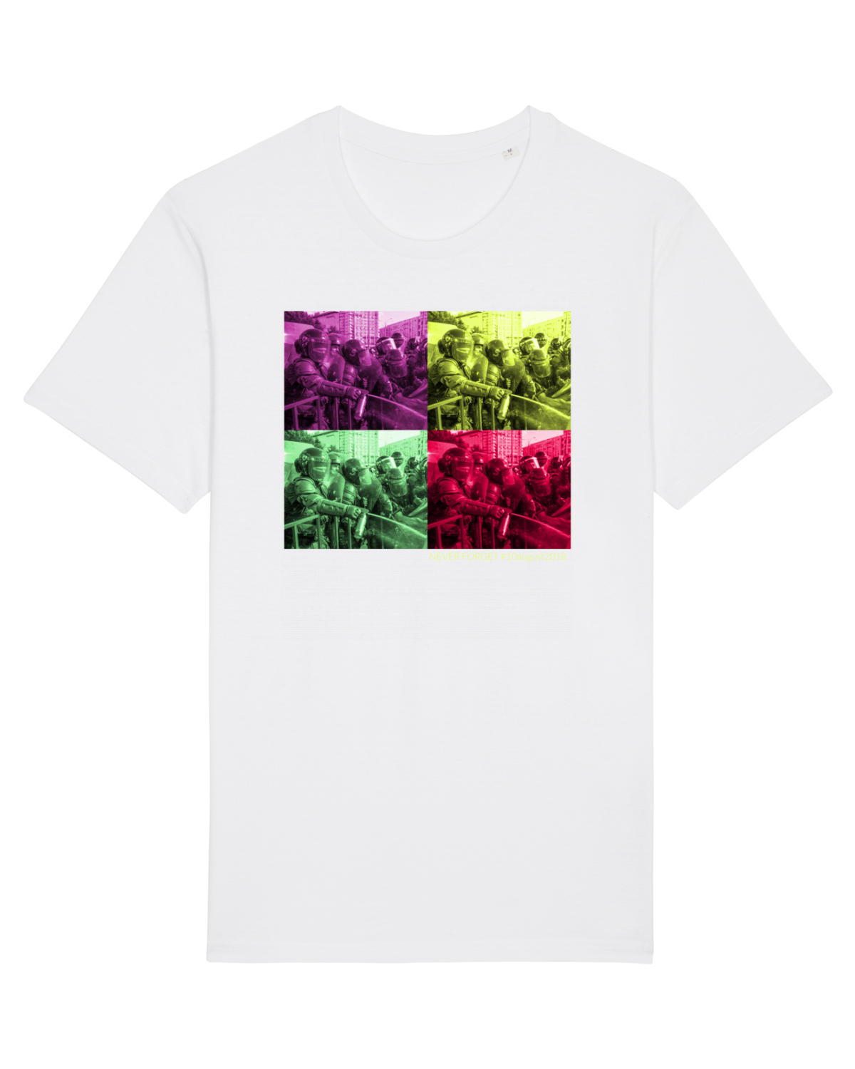 Tricou mânecă scurtă Unisex Rocker White