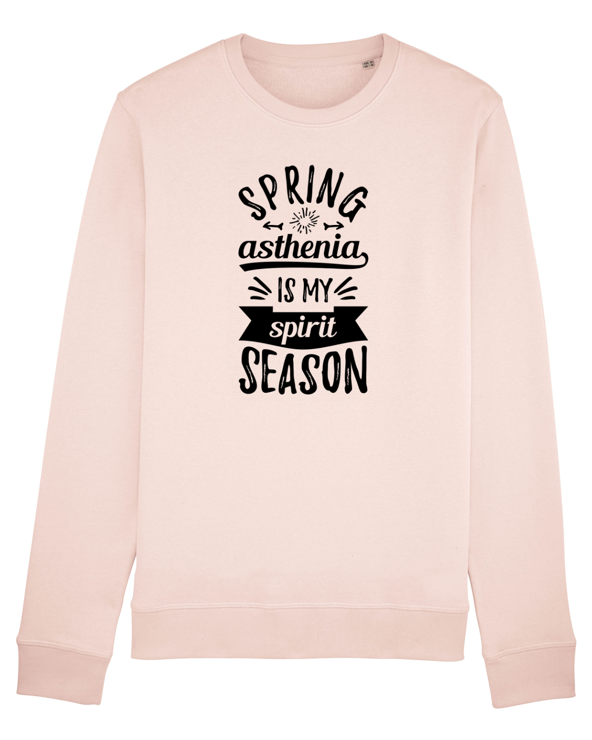 Bluză mânecă lungă Unisex Rise Candy Pink
