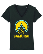Samurai Tricou mânecă scurtă guler V Damă Evoker