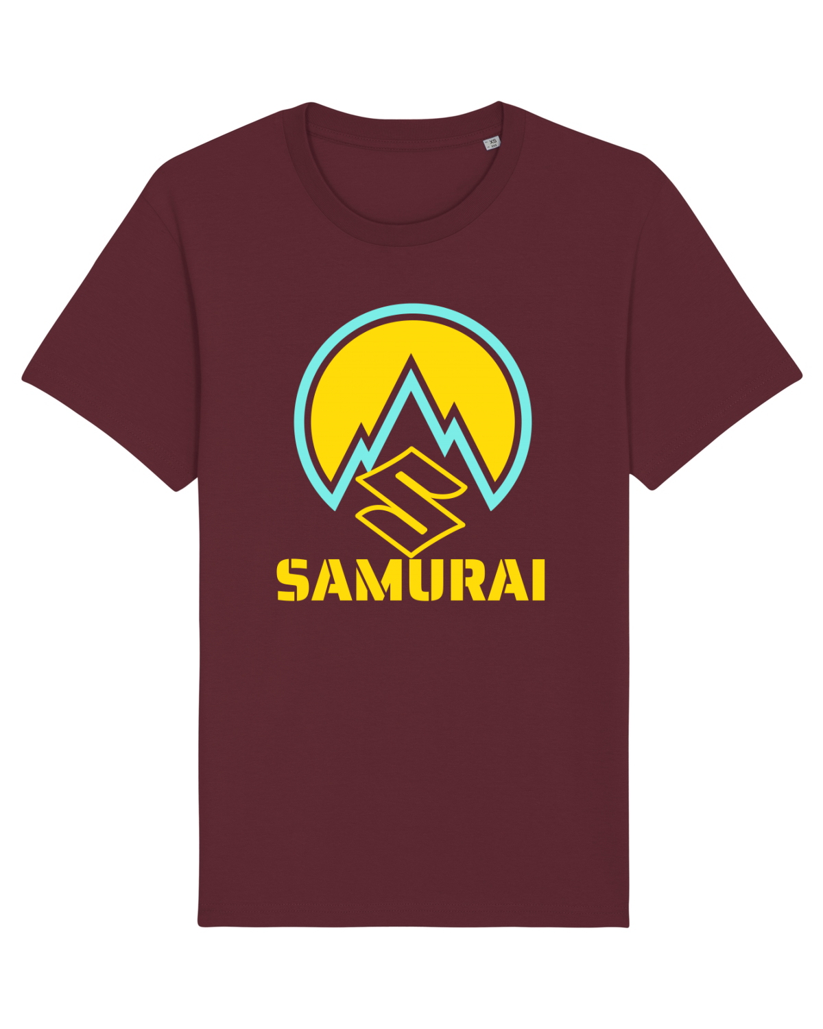 Tricou mânecă scurtă Unisex Rocker Burgundy