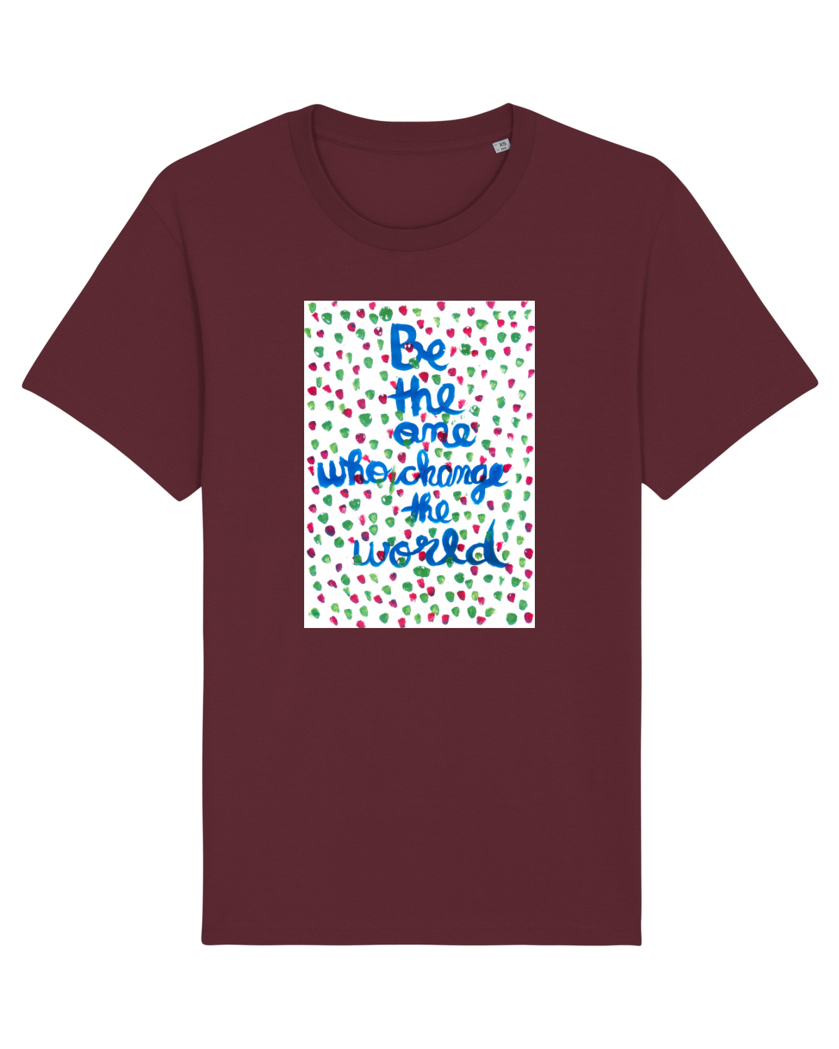 Tricou mânecă scurtă Unisex Rocker Burgundy