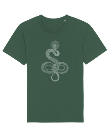 Șarpe - model alb Bottle Green