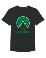 Samurai Tricou mânecă scurtă guler larg Bărbat Skater