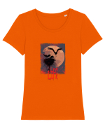 This is Life Tricou mânecă scurtă guler larg fitted Damă Expresser