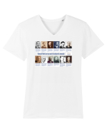 Oamenii unirii  Tricou mânecă scurtă guler V Bărbat Presenter