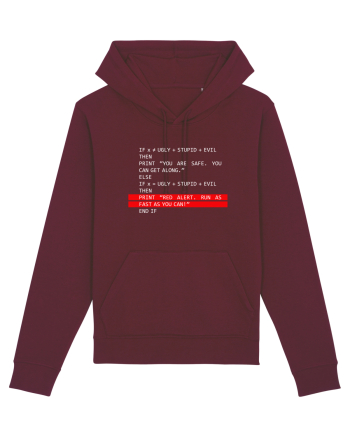 Funny coding Burgundy