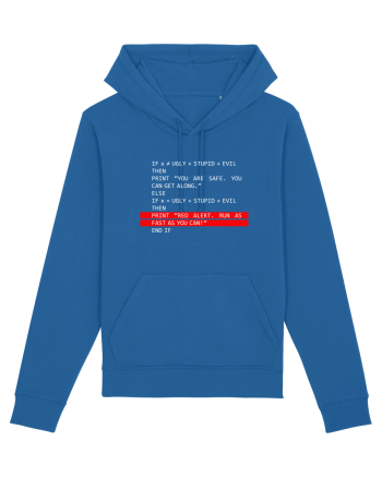 Funny coding Royal Blue
