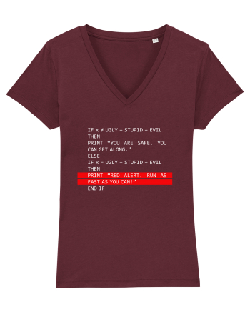 Funny coding Burgundy