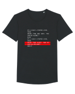 Funny coding Tricou mânecă scurtă guler larg Bărbat Skater
