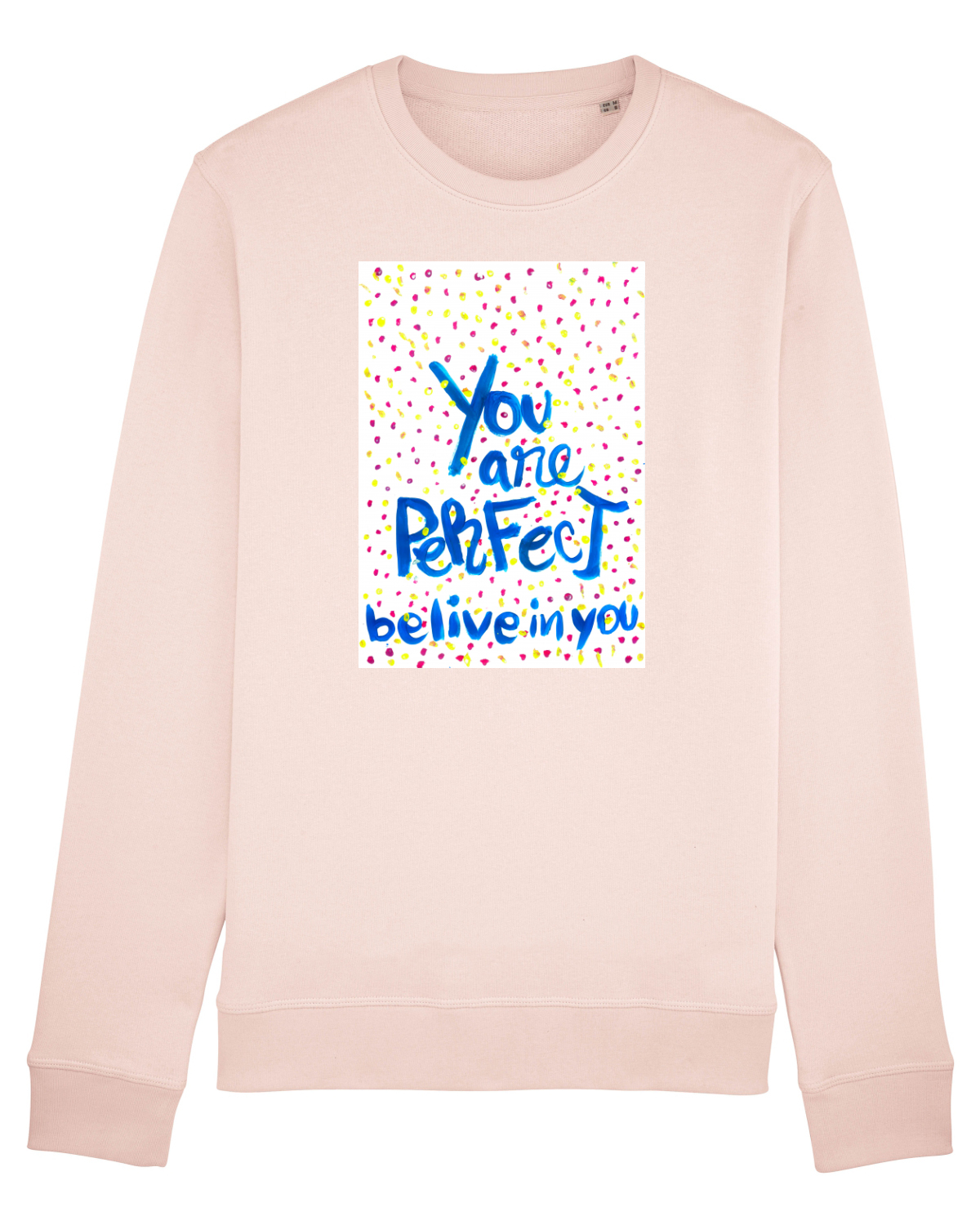 Bluză mânecă lungă Unisex Rise Candy Pink