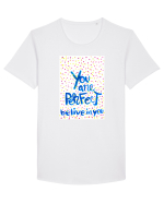Perfect Tricou mânecă scurtă guler larg Bărbat Skater