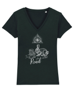 the rabbit who could not read Tricou mânecă scurtă guler V Damă Evoker