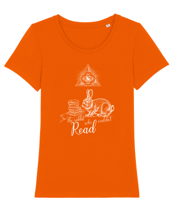 the rabbit who could not read Bright Orange