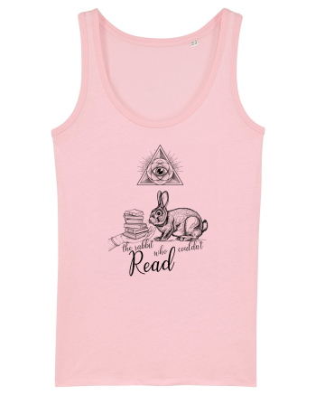 the black rabbit who could not read Cotton Pink