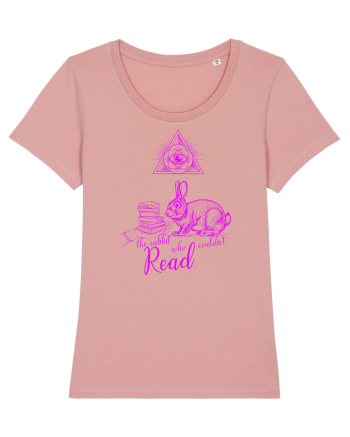 the crazy rabbit who could not read Canyon Pink