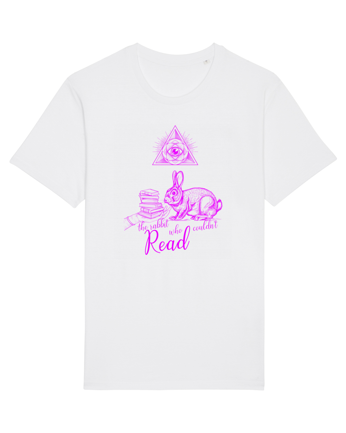 Tricou mânecă scurtă Unisex Rocker White