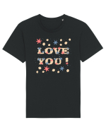 Love you Tricou mânecă scurtă Unisex Rocker