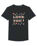 Love you Tricou mânecă scurtă guler larg Bărbat Skater