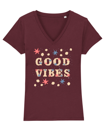 Good vibes Burgundy
