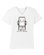 Nu-mi merge telefonul Tricou mânecă scurtă guler V Bărbat Presenter