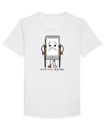Nu-mi merge telefonul Tricou mânecă scurtă guler larg Bărbat Skater