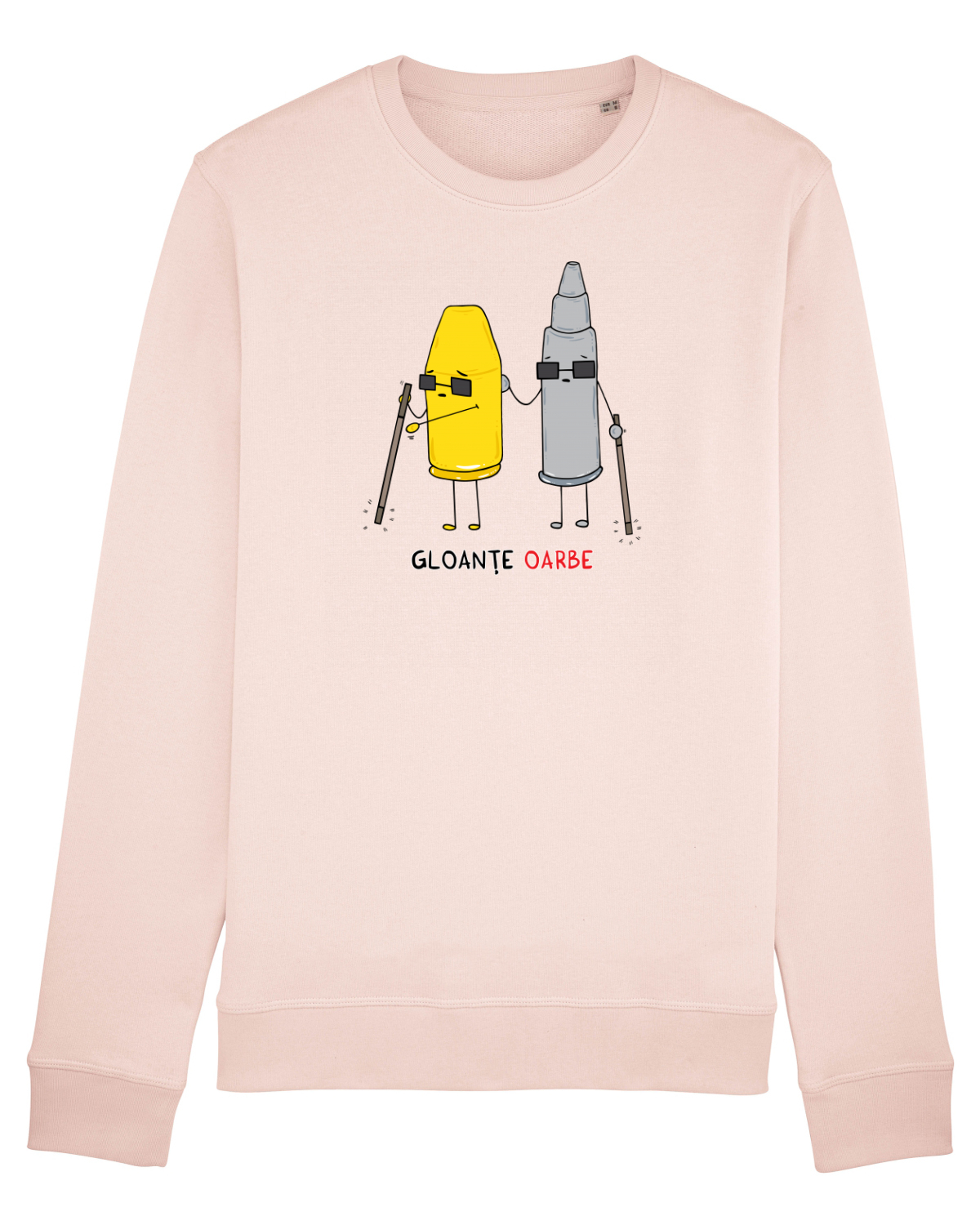 Bluză mânecă lungă Unisex Rise Candy Pink