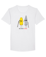 Gloanțe oarbe Tricou mânecă scurtă guler larg Bărbat Skater