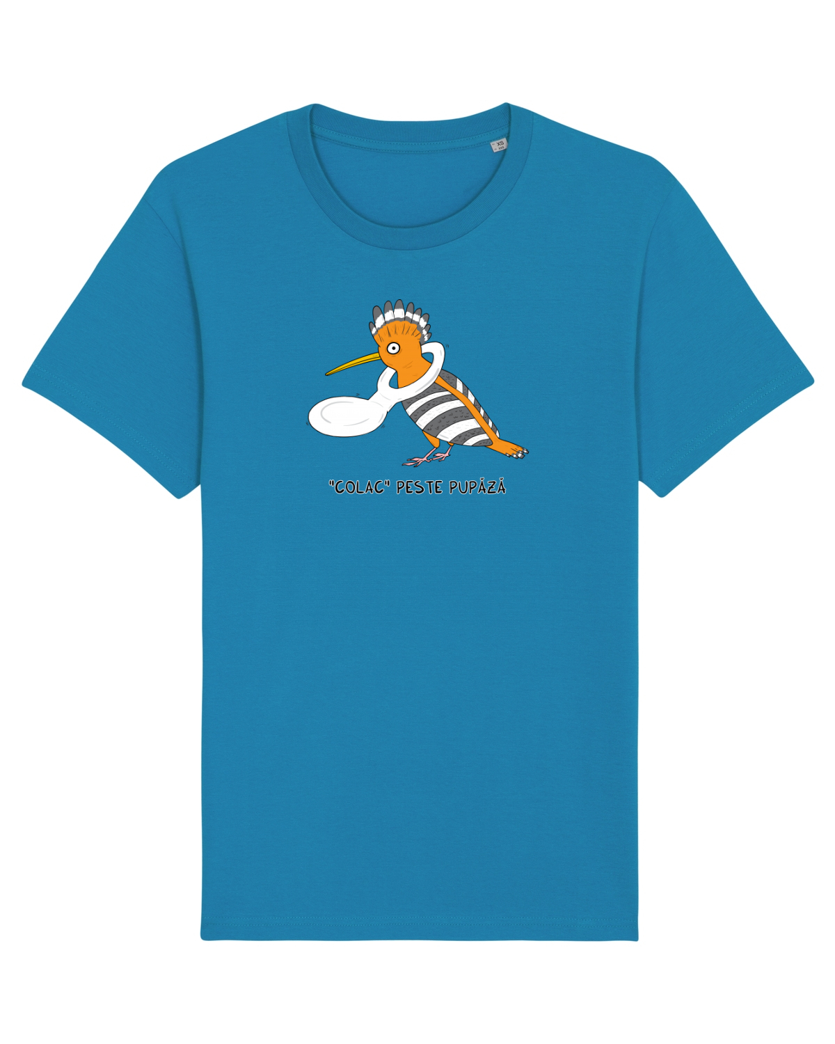 Tricou mânecă scurtă Unisex Rocker Azur
