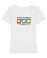 Am încurcat borcanele Tricou mânecă scurtă guler larg fitted Damă Expresser