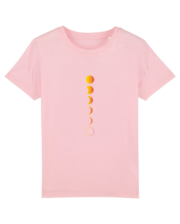Moon Phases Design Cotton Pink