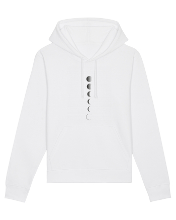 Moon Phase BW Design White