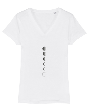 Moon Phase BW Design White