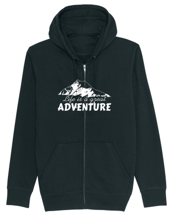 Life is a great adventure Black