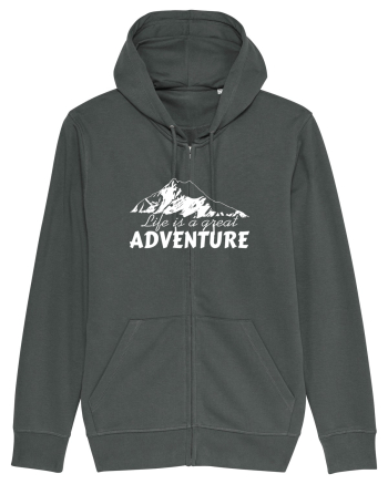Life is a great adventure Anthracite
