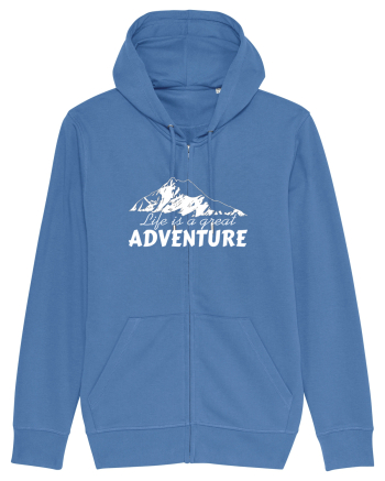 Life is a great adventure Bright Blue